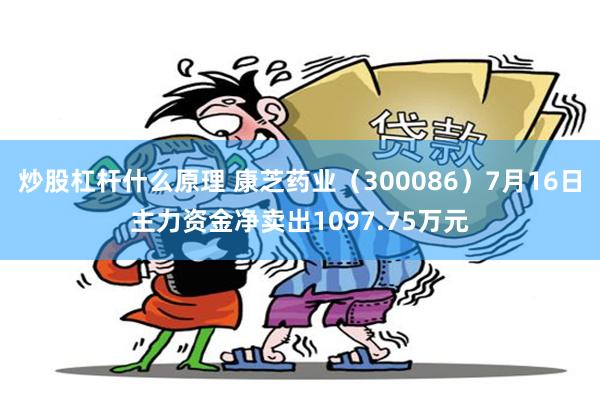 炒股杠杆什么原理 康芝药业（300086）7月16日主力资金净卖出1097.75万元