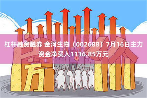 杠杆融资融券 金河生物（002688）7月16日主力资金净买入1136.85万元