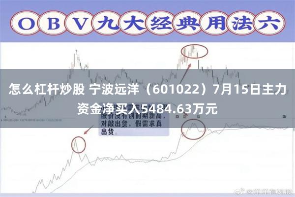 怎么杠杆炒股 宁波远洋（601022）7月15日主力资金净买入5484.63万元