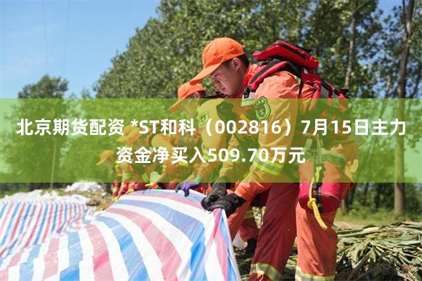 北京期货配资 *ST和科（002816）7月15日主力资金净买入509.70万元
