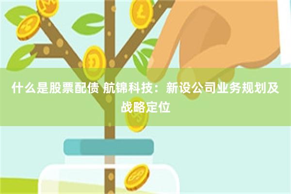 什么是股票配债 航锦科技：新设公司业务规划及战略定位