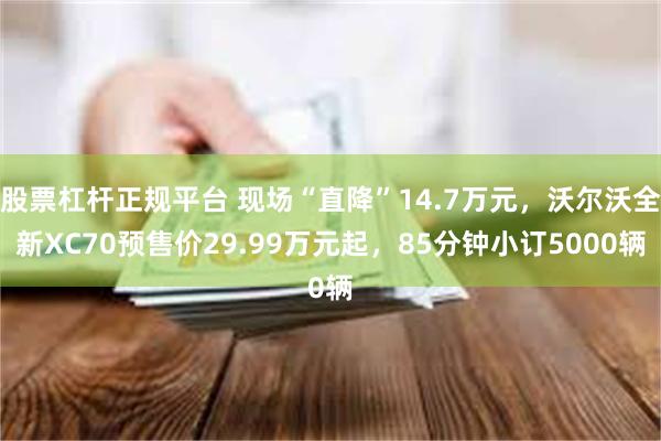 股票杠杆正规平台 现场“直降”14.7万元，沃尔沃全新XC70预售价29.99万元起，85分钟小订5000辆