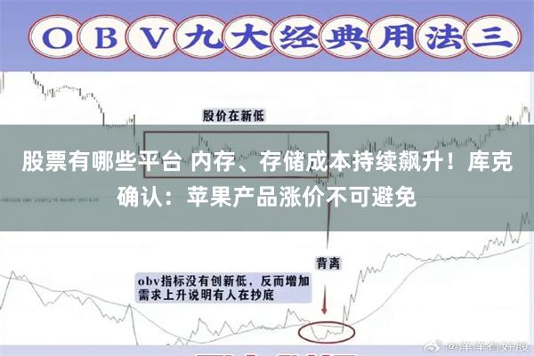 股票有哪些平台 内存、存储成本持续飙升！库克确认：苹果产品涨价不可避免