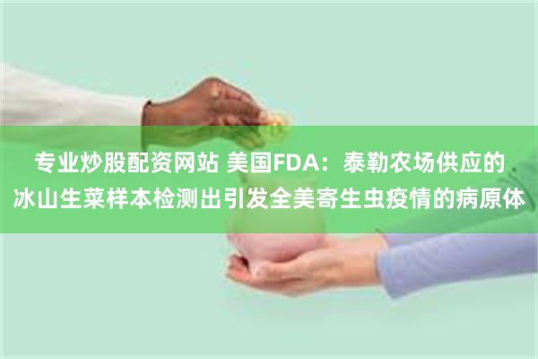 专业炒股配资网站 美国FDA：泰勒农场供应的冰山生菜样本检测出引发全美寄生虫疫情的病原体